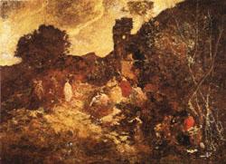Adolphe-Joseph Monticelli Mrseilles oil painting image